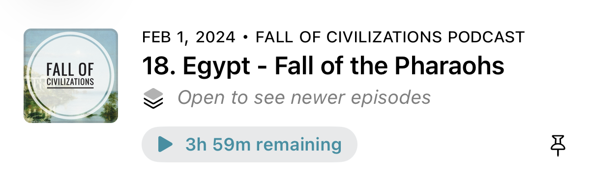 Serial podcast counter before